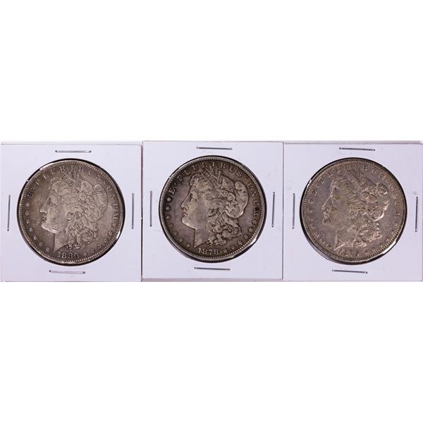 1878-1880 Morgan Silver Dollar Coin Collector's Set