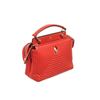 Image 3 : Fendi Red Leather DotCom Click Top Shoulder Bag