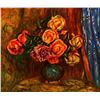 Image 1 : Renoir - Still Life Roses Before A Blue Curtain