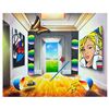 Image 1 : Lichtenstein and Miro on the Walls by Ferjo Original