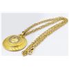 Image 4 : Versace Gold-tone Round Medusa Pendant Necklace