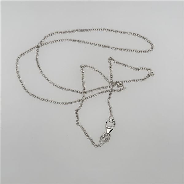 14K White Gold Chain