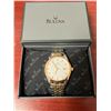 Image 2 : Bulova Unisex Wristwatch, Brand New in Box (Silver & Gold Strap)