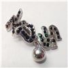 Image 1 : Silver CZ Belly Button