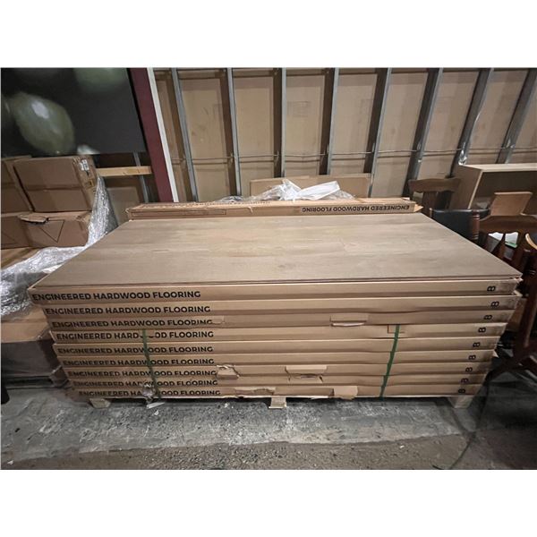 45 boxes (937.8 sq. ft.) of European Oak/ Sombrero Engineered Hardwood Flooring - 3/4" thick