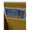 Image 2 : New Simmons 8in. Twin Simple Hybrid Mattress (New in Box)