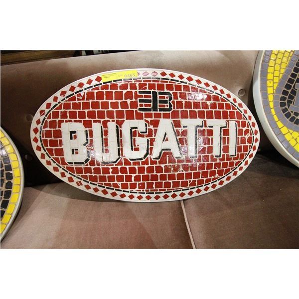 Bugatti Oval Wall Plaque 29in. W