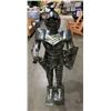 Image 2 : Aluminum Knight Armor/Display Movie Prop (Approx.. 62 in tall x 22 in wide x 19 in depth)