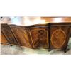 Image 2 : Inlaid Walnut Curved Front Sideboard 73in. W