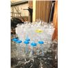 Image 1 : 6 Glass Bear Sippy Glasses + Tub of Plastic Ones