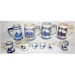 Lot of Delft Blue Collectibles