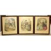 Image 1 : Set of 3 Framed French Prints