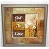 Image 1 : Framed Print Of God is Love