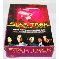 Box of 1978 Topps Star Trek Cards