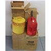 Image 1 : LOT OF (7) 5 GAL. GAS CONTAINER
