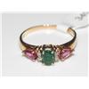 Image 1 : AAA Colombian Emerald, Burmese Ruby & Diamonds
