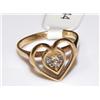 Image 1 : Heart Ring w/ Diamond 14K