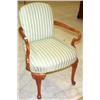Image 1 : Green Striped Chair by Pulaski