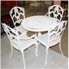 Image 2 : Iron Patio Table & Chairs