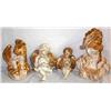 Image 1 : Lot of 3 Plaster Angels and a 1 Bust of a Woman
