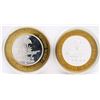 Image 2 : 2- $10 GAMING CASINO TOKENS SILVER .999