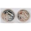 Image 1 : 2- $7 GAMING CASINO TOKENS SILVER .999