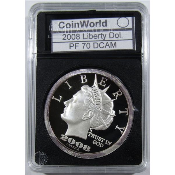 2008 1oz .999 SILVER "LIBERTY DOLLAR"