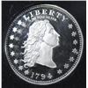 Image 2 : PROOF .999 SILVER ROUND 20 GRAMS: