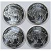 Image 2 : (4)- HALF OUNCE .999 SILVER ROUNDS