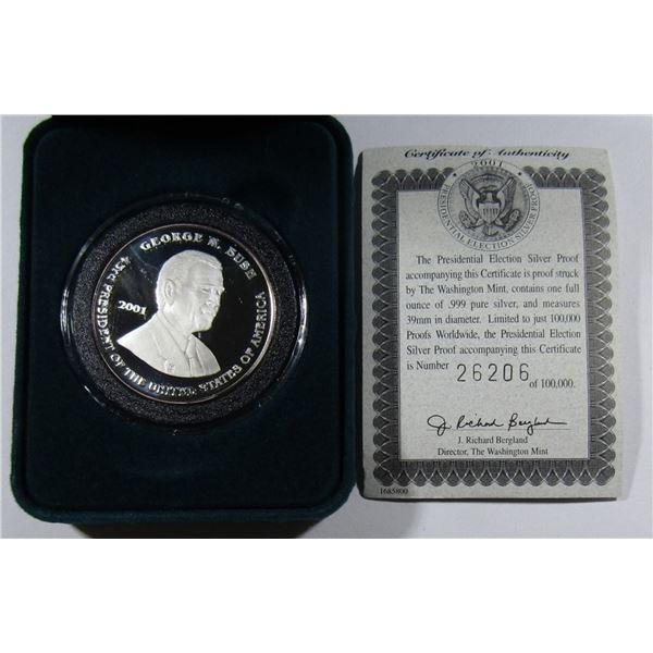 2001 PRESIDENTIAL ELECTION 1oz SILVER