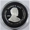 Image 2 : 2001 PRESIDENTIAL ELECTION 1oz SILVER