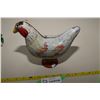 Image 1 : Wyandotte Antique Litho Tin Egg Laying Chicken (No Eggs)