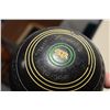 Image 2 : Antique Lawn Bowling Ball w/ Field Marshall Tractor