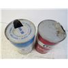 Image 3 : Esso Esso Lude Can (unopened) - Moto Master Motor Oil Can (opened)