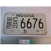 Image 1 : 1951 Indiana License Plate (Iocse Car)