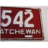 Image 3 : 1938 Saskatchewan License Plate