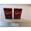 Image 1 : (2) Velvet Tobacco Pocket Tins