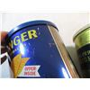 Image 4 : (2) Plastic top Tobacco Tins (Sir Walter, Granger)
