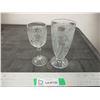 Image 1 : (2) Clear Glass Glasses