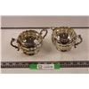 Image 1 : Victorian Silver-Plated Sugar & Cream Bowls