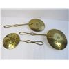 Image 2 : (3) Brass Strainer Wall Hangers?