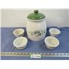 Image 1 : (4) Corelle Dishes - Cookie Jar
