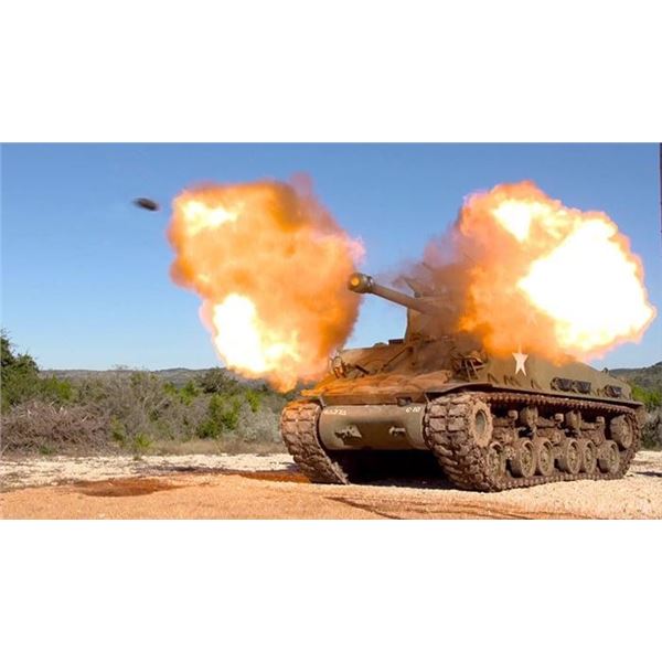 Drive and Shoot the World's ONLY Live Fire WWII Sherman Tank Adventure for up 6 people.
