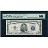 Image 1 : 1934C $5 STAR Silver Certificate PMG 66EPQ