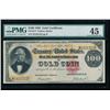 Image 1 : 1882 $100 Gold Certificate PMG 45