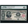 Image 1 : 1890 $1 Treasury Note PMG 45