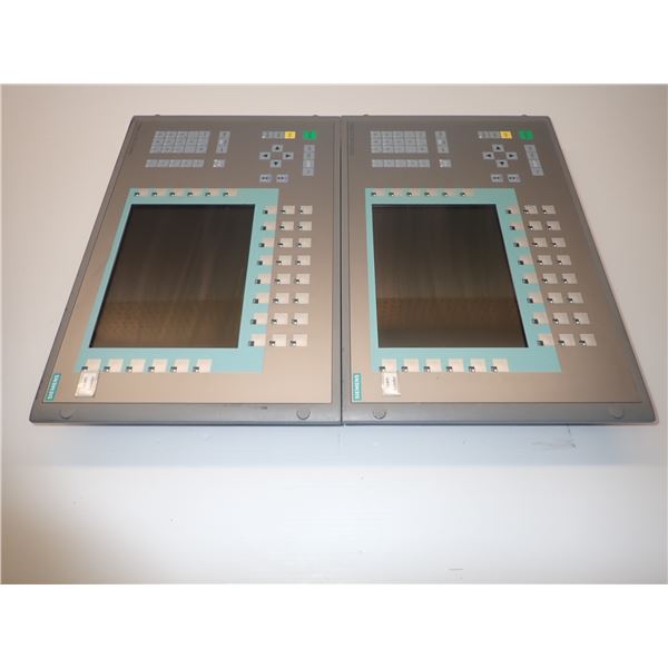 (2) Siemens #6AV6 643-0DD01-1AX1 MP277 10" Key Screens