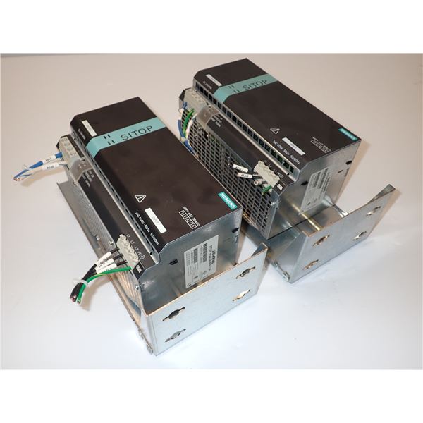 (2) Siemens #6EP1437-3BA00 SITOP Modular 40A Power Supplies