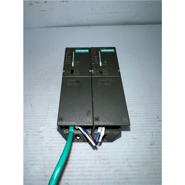 (2) Siemens #6ES7 317-2EK14-0AB0 SIMATIC S7 Module