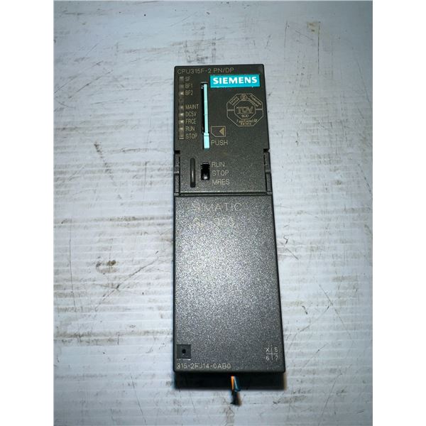 Siemens #6ES7 315-2FJ14-0AB0 SIMATIC S7 Module